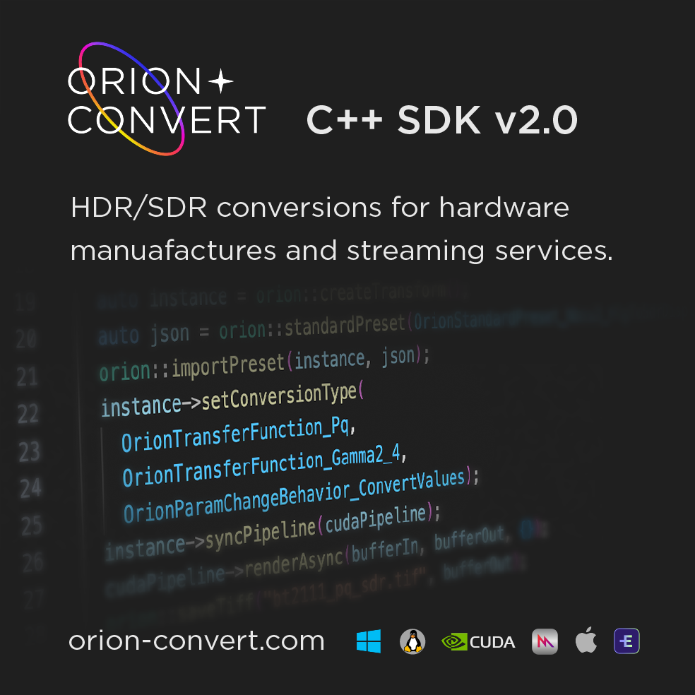 Orion Convert SDK 2.0